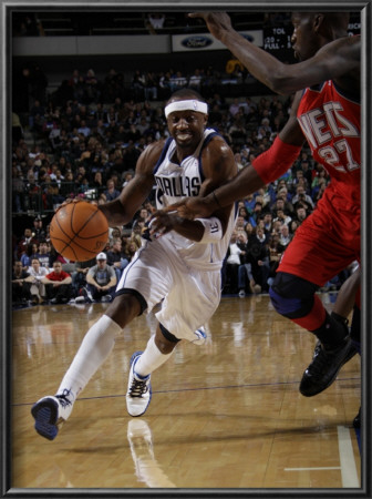 New Jersey Nets V Dallas Mavericks: Jason Terry And Johan Petro by Danny Bollinger Pricing Limited Edition Print image