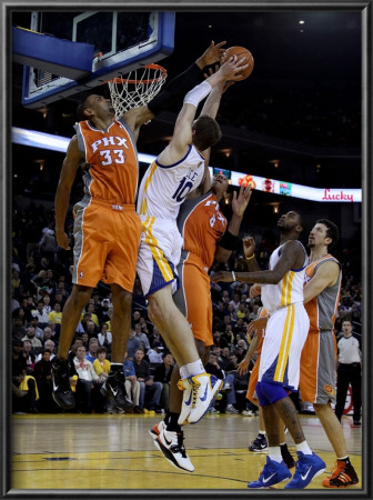 Phoenix Suns V Golden State Warriors: Grant Hill And David Lee by Ezra Shaw Pricing Limited Edition Print image