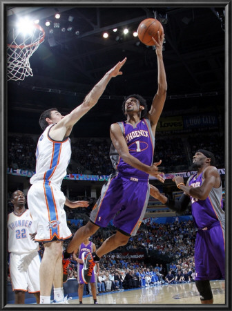 Phoenix Suns V Oklahoma City Thunder: Josh Childress And Nick Collison by Layne Murdoch Pricing Limited Edition Print image