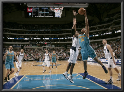 New Orleans Hornets V Dallas Mavericks: David West And Brendan Haywood by Danny Bollinger Pricing Limited Edition Print image