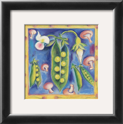 Garden Peas & Mushrooms by Linda Montgomery Pricing Limited Edition Print image