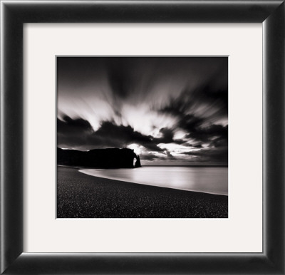Falaise D'aval, La Nuit, France by Michael Kenna Pricing Limited Edition Print image