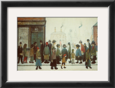 Waiting For The Shop To Open by Laurence Stephen Lowry Pricing Limited Edition Print image