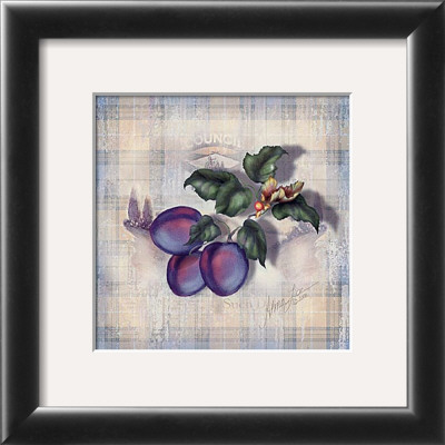 Tartan Fruit, Plum by Alma Lee Pricing Limited Edition Print image