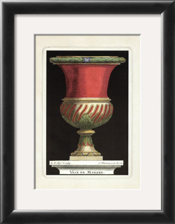 Vase With Red Center by Henri-Simon Thomassin Pricing Limited Edition Print image