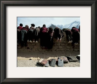 Playtime At Sumdo School, Ladakh by Olivier Föllmi Pricing Limited Edition Print image
