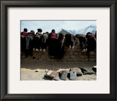 Playtime At Sumdo School, Ladakh by Olivier Follmi Pricing Limited Edition Print image