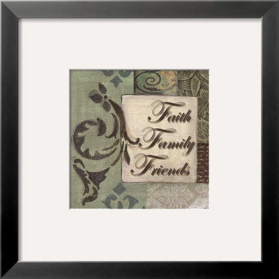 Words To Live By, Faith Family Friends by Smith-Haynes Pricing Limited Edition Print image