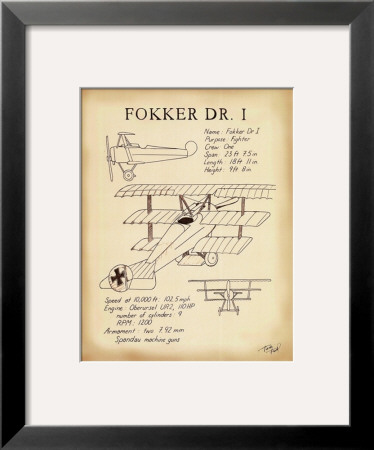 Fokker Dreidecker by Tara Friel Pricing Limited Edition Print image