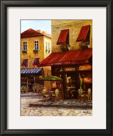 Le Market Café by Ronald Lewis Pricing Limited Edition Print image