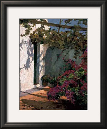 Bougainvillea And Vine by Poch Romeu Pricing Limited Edition Print image