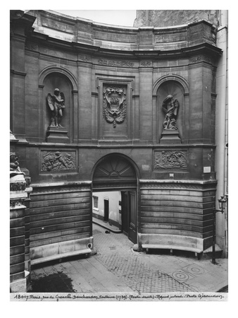 View Of The Fountain Of The Four Seasons, Right Part, Rue De Grenelle, 1739-46 by Edme Bouchardon Pricing Limited Edition Print image