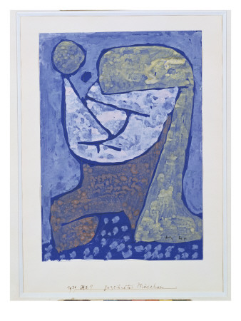 Gezcidinetes Madchen, 1939 by Paul Klee Pricing Limited Edition Print image