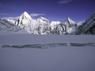Mount Lingtren From Western Comb, Nepal by Michael Brown Pricing Limited Edition Print image