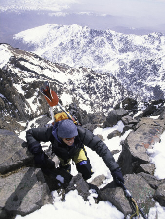 Ski Mountaineering In Morocco by Michael Brown Pricing Limited Edition Print image