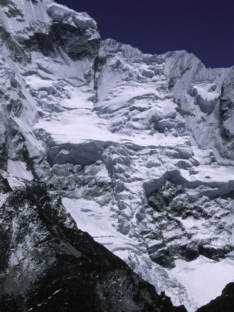 Glacier On The Southside Of Everest, Nepal by Michael Brown Pricing Limited Edition Print image