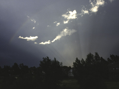Rainbow Behind House, Boulder by Michael Brown Pricing Limited Edition Print image