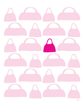 Pink Handbags by Avalisa Pricing Limited Edition Print image