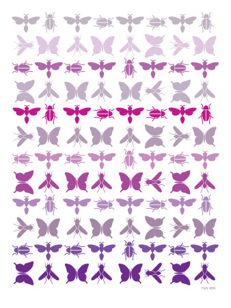 Purple Insects by Avalisa Pricing Limited Edition Print image