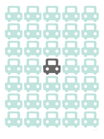 Seagreen Parking Lot by Avalisa Pricing Limited Edition Print image