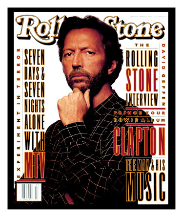 Eric Clapton, Rolling Stone No. 655, April 1993 by Albert Watson Pricing Limited Edition Print image