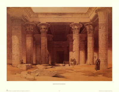 Grand Portico Of The Temple Of Philae by David Roberts Pricing Limited Edition Print image