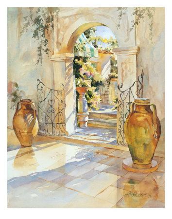 Italian Garden Wall by Karen Mclean Pricing Limited Edition Print image