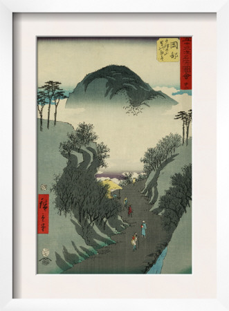 Okabe, From The Fifty-Three Station Of The Tokaido Road by Ando Hiroshige Pricing Limited Edition Print image