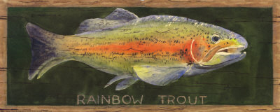 Rainbow Trout by Peg Dechene Pricing Limited Edition Print image