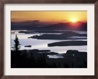 Sunrise Over Moosehead Development, Greenville, Maine by Robert F. Bukaty Pricing Limited Edition Print image