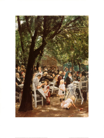 Munchner Biergarten by Max Liebermann Pricing Limited Edition Print image