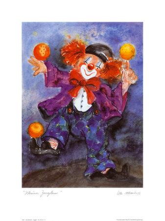 Kleiner Jongleur by Ute S. Mertens Pricing Limited Edition Print image