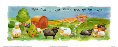 Baa Baa Black Sheep by Wendy Darker Pricing Limited Edition Print image