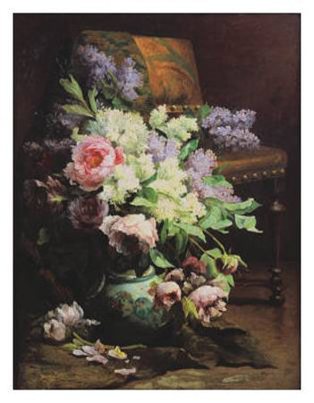 Peonies And Lilac by Charles Giraud Pricing Limited Edition Print image