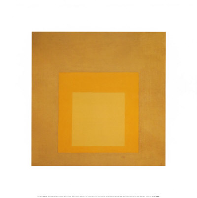 Yellow Climate, Homage To The Square by Josef Albers Pricing Limited Edition Print image