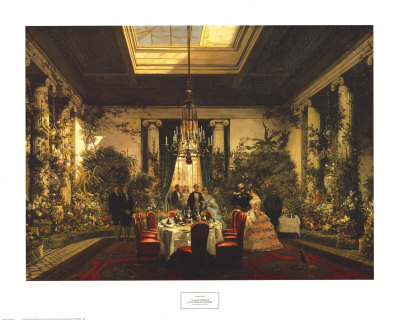 La Salle A Manger De La Princesse Mathil by Charles Giraud Pricing Limited Edition Print image