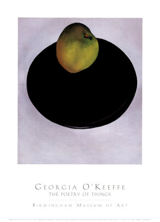 Green Apple On Black Plate, 1922 by Georgia O'keeffe Pricing Limited Edition Print image