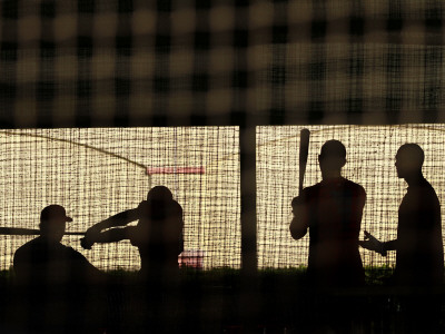 St. Louis Cardinals Spring Training Workout Session, Jupiter, Fl - February 16 by Marc Serota Pricing Limited Edition Print image