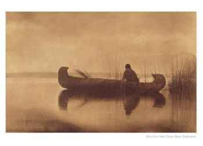 Kutenai Duck Hunter, 1910 by Edward S. Curtis Pricing Limited Edition Print image