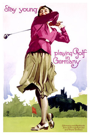 Golf In Germany by Ludwig Hohlwein Pricing Limited Edition Print image