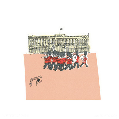 They?Re Changing The Guard At Buckingham Palace Ii by Susie Brooks Pricing Limited Edition Print image