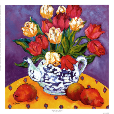 Tulips And Pears by Carol Zeman Pricing Limited Edition Print image