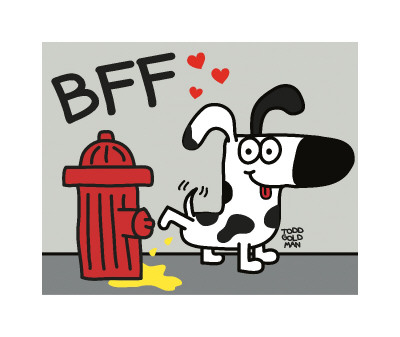 Bff Fire Hydrant by Todd Goldman Pricing Limited Edition Print image
