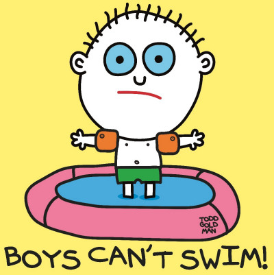 Boys Can’T Swim Floaties by Todd Goldman Pricing Limited Edition Print image