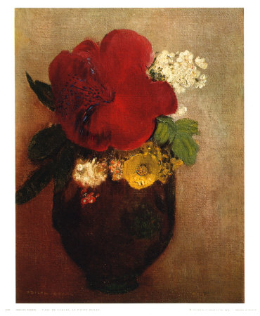 Red Poppy by Odilon Redon Pricing Limited Edition Print image