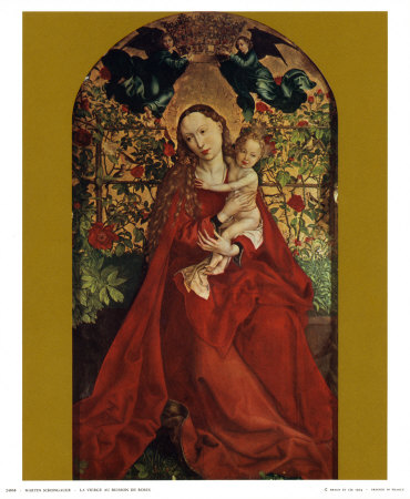 Virgin At The Rose Bush by Martin Schongauer Pricing Limited Edition Print image
