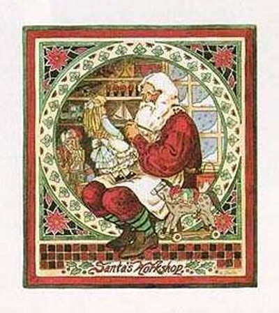 Santa's Workshop by Marilyn Gandre Pricing Limited Edition Print image