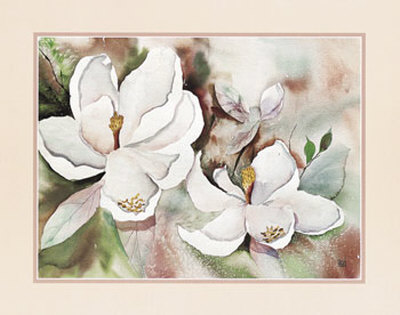 Magnolia Blooms by Terry Madden Pricing Limited Edition Print image