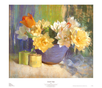 Double Tulips by Laura Coombs Hills Pricing Limited Edition Print image