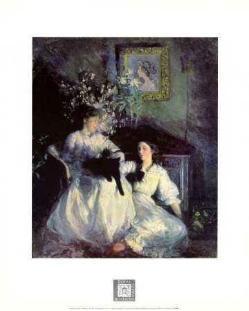 Confidences by Frank Bramley Pricing Limited Edition Print image
